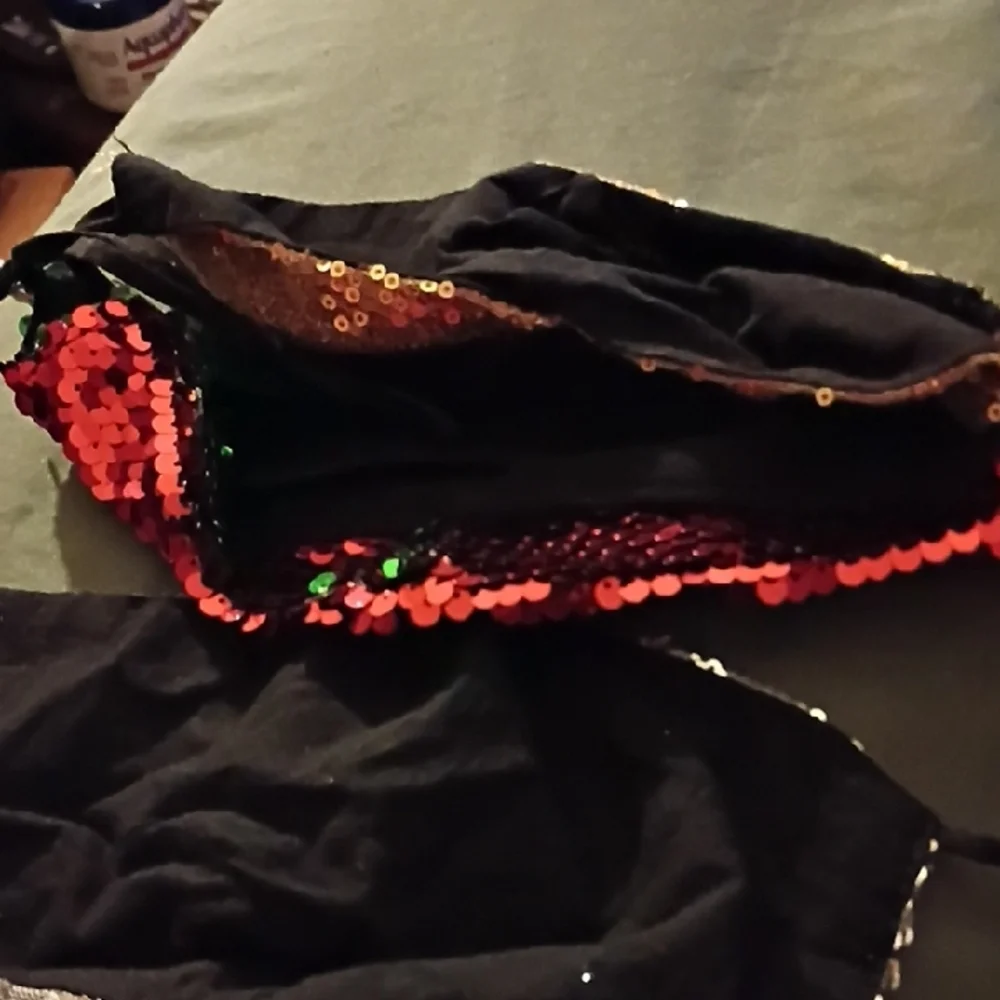 Sequin Face Masks in Red, Gold, and Silver